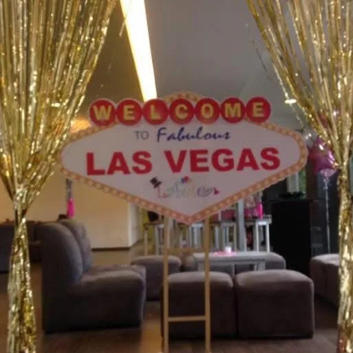 Decoración temática Las Vegas